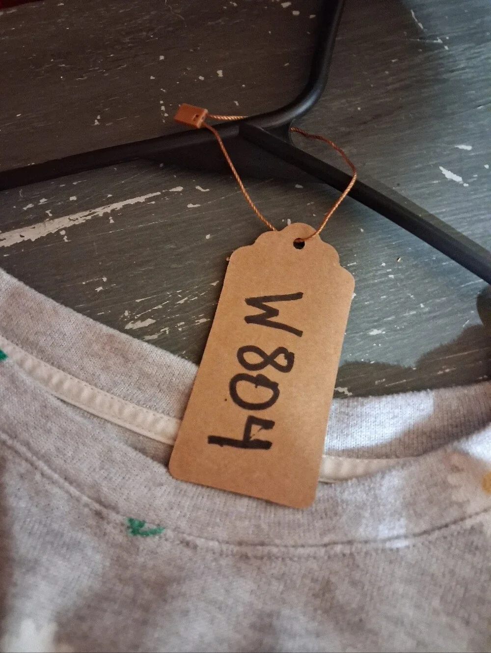kate spade Gray Floral Sweatshirt with White Daisies